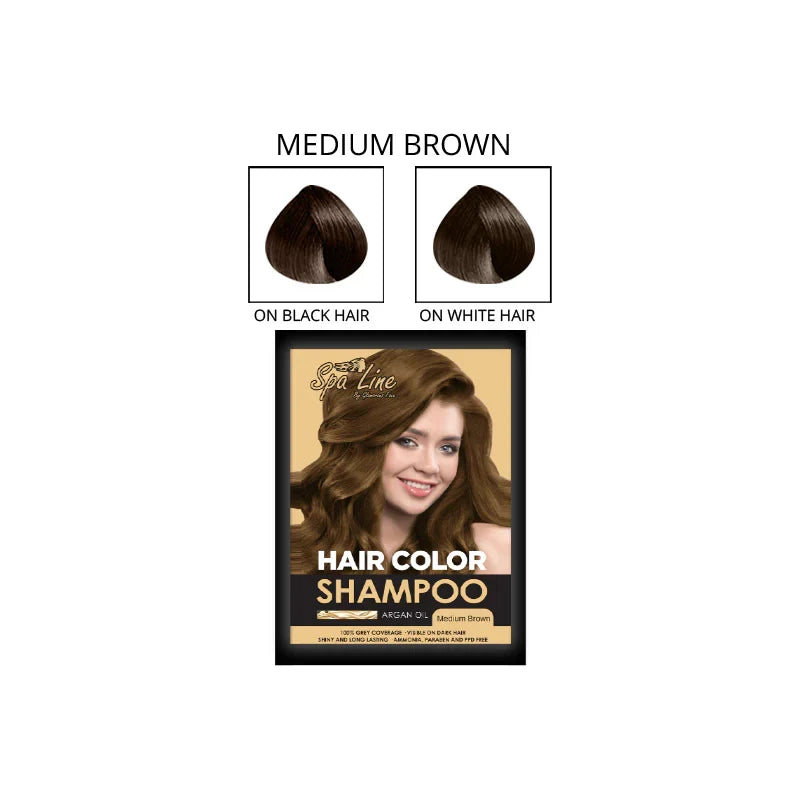 Spa Line Hair Color Shampoo 30 ML