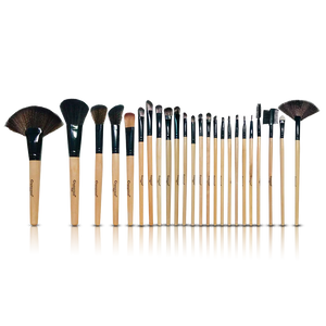 Glamorous Face 24 Piece Leather Brush set