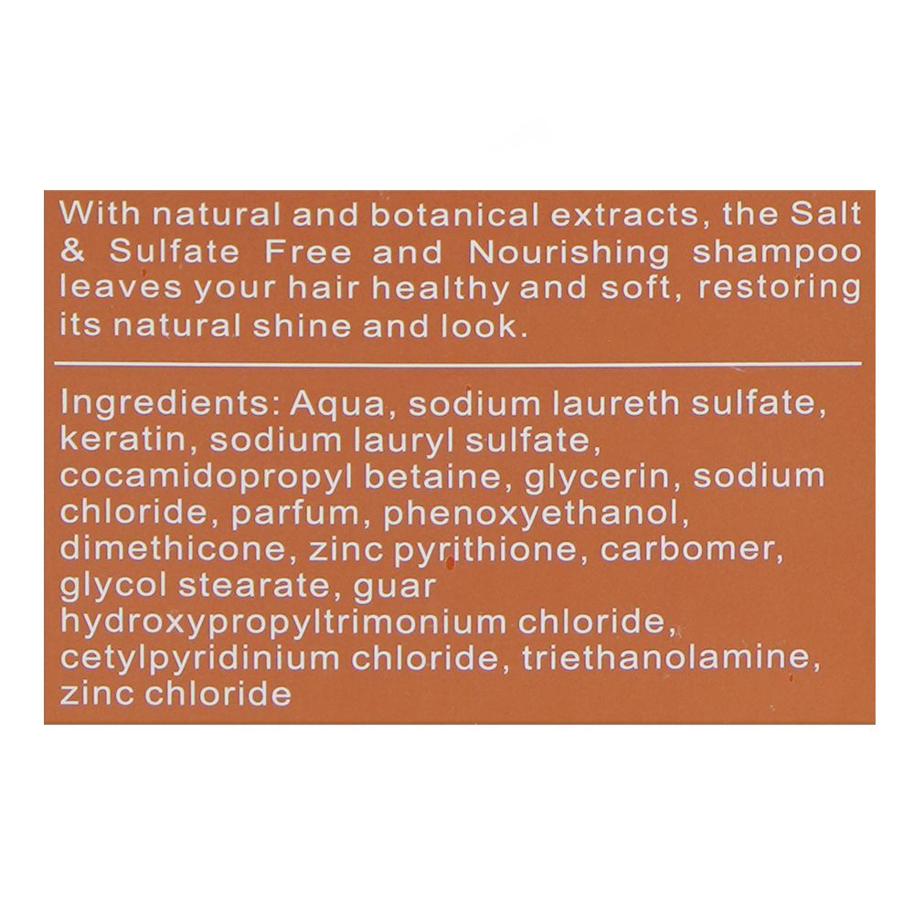 Keratin Nutrition Moisturizing & Smooth Shampoo 900 ML