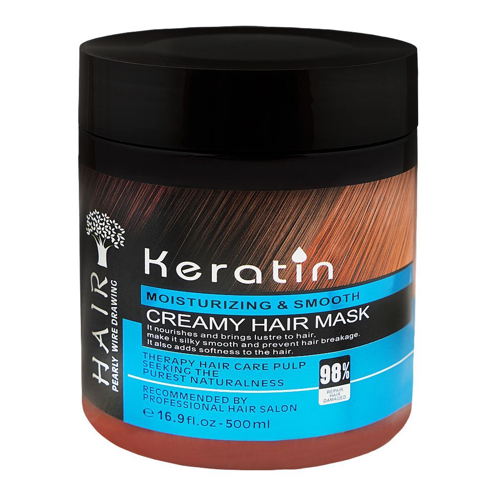 Keratin Moisturizing & Smooth Creamy Hair Mask 500 ML