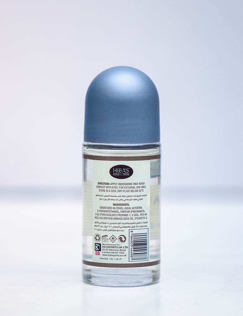 hiba's collection (Aqua Go Rome Roll On Deodorant For Men) 60ml