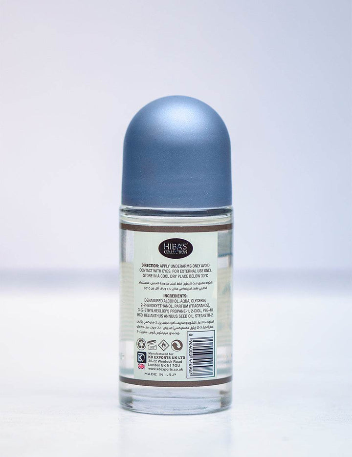 hiba's collection (Aqua Go Rome Roll On Deodorant For Men) 60ml