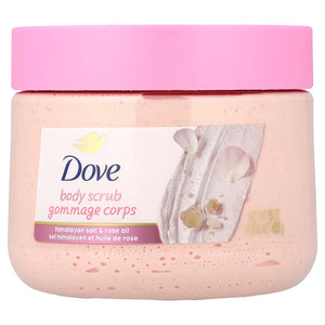 Dove Body Scrub Himalayan Salt & Rose Oil 425 GM