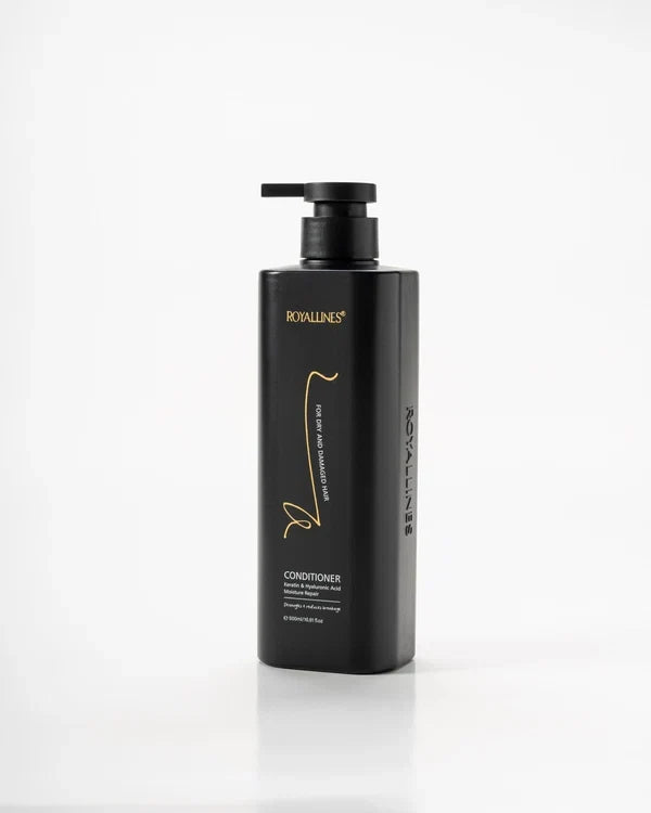 Royallines Moisture Repair Conditioner 500 ML Keratin & Hyaluronic Acid for Dry & Damaged Hair
