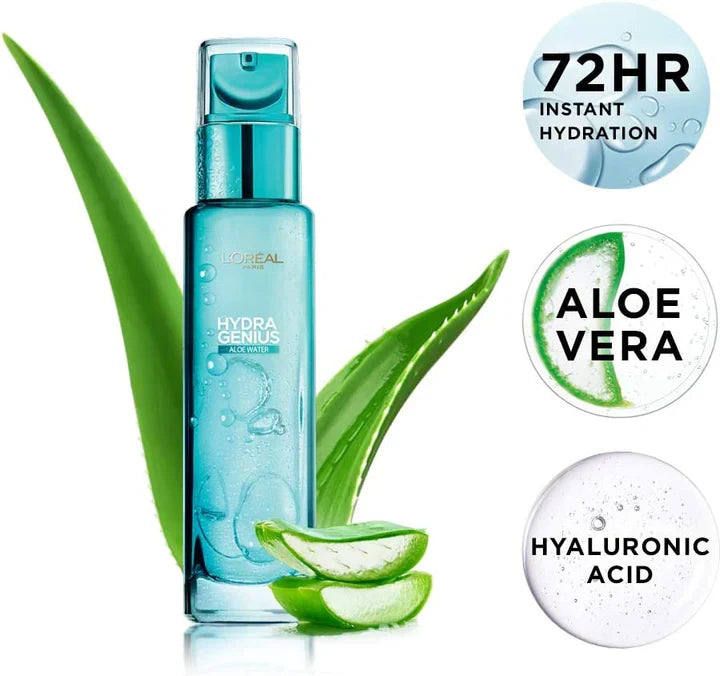 L'Oreal Paris Hydra Genius Hyaluronic Acid Moisturizer For Normal To dry Skin 70 ML