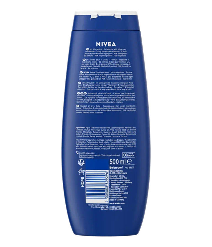 Nivea Creme Pure Care Shower Cream 500 ML