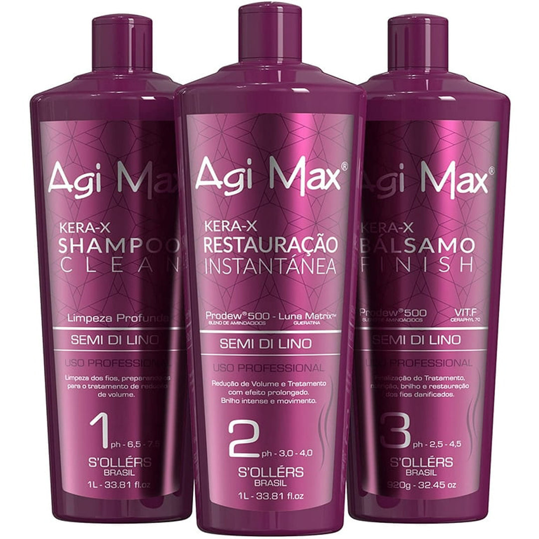 Brasil S'OLLER Agi Max Semi Di Lino Brazilian Keratin