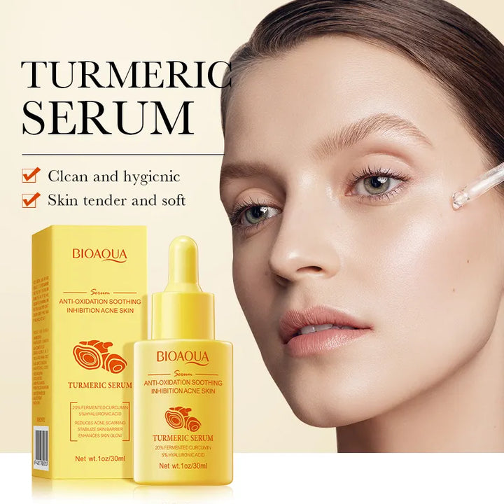 BIOAQUA Turmeric Anti-Oxidation Inhibition Acne Soothing Face Serum 30ml