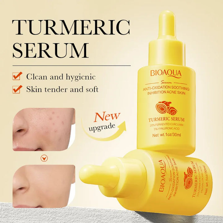 BIOAQUA Turmeric Anti-Oxidation Inhibition Acne Soothing Face Serum 30ml