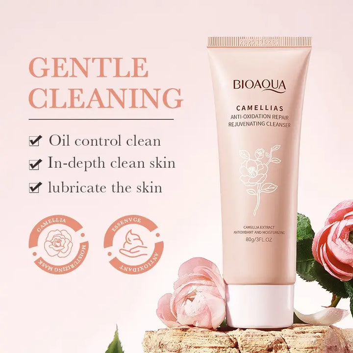 BIOAQUA Camellias Anti Oxidatiion Gentle Cleanser 80g