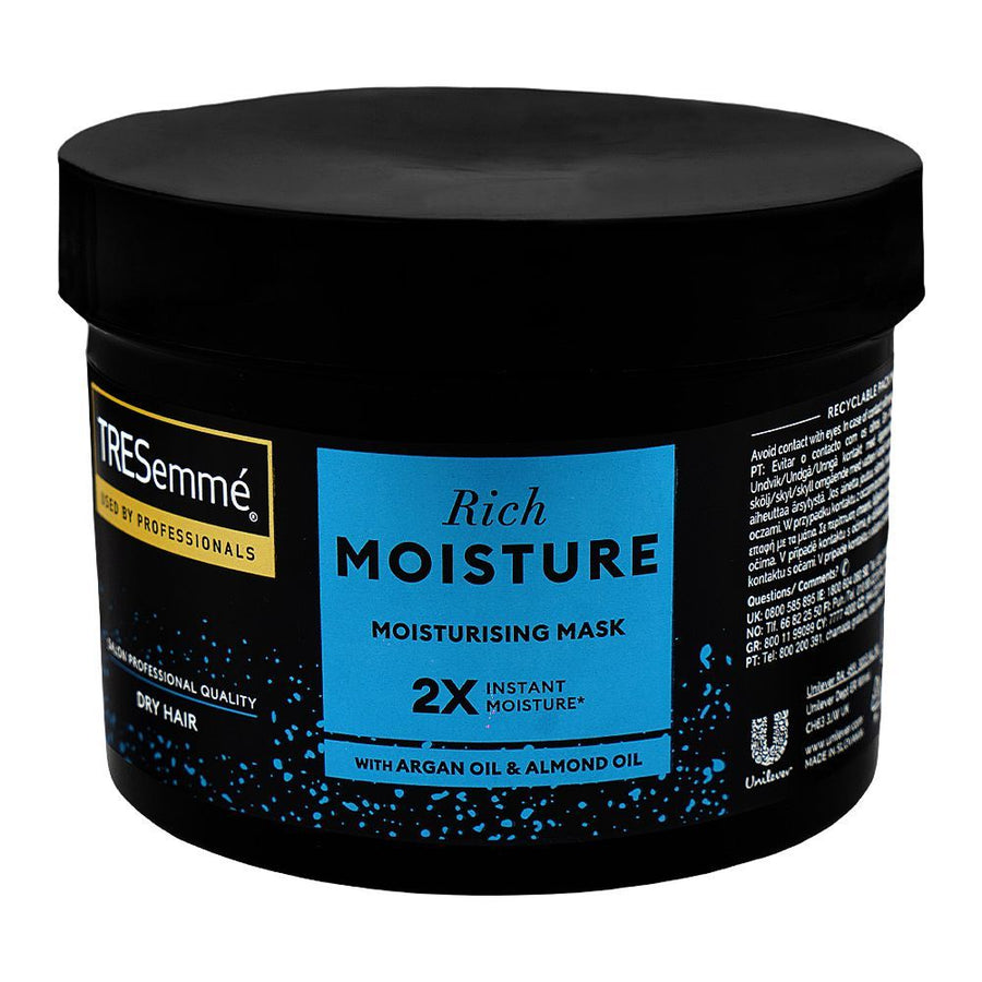 Tresemme Rich Moisture Moisturising Mask Argan Oil Almond Oil For Dry Hair 440 ML Online in Pakistan at Beautylooks