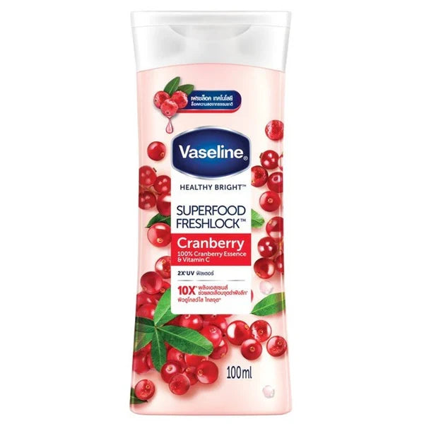 Buy Vaseline Healthy Bright Superfood Freshlock Cranberry with Vitamin C 100 ML online in Pakistan Beautylooks