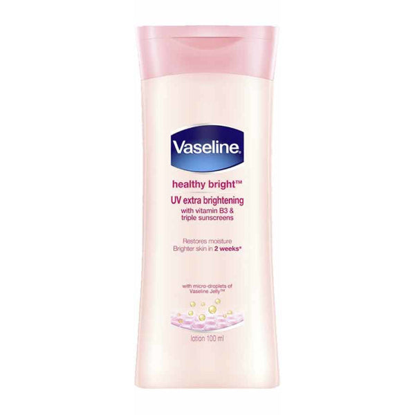 Buy Vaseline Healthy Bright UV Extra Brightening 100 ML online in Pakistan Beautylooks