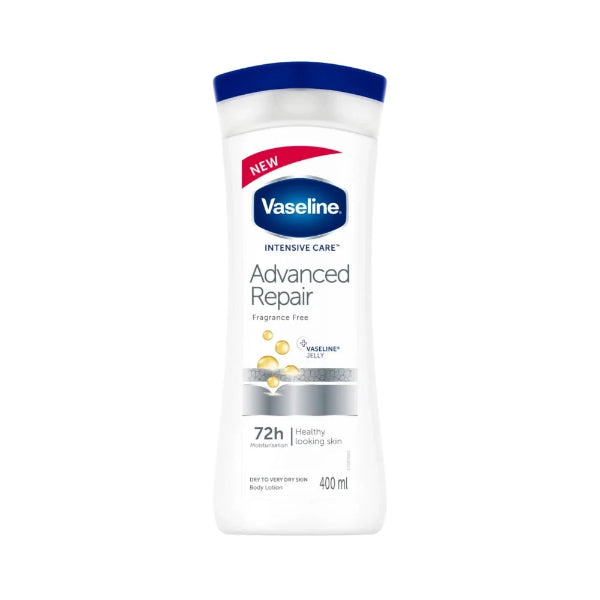 Buy Vaseline Intensive Care Advanced Repair Lotion Fragrance Free 400 ML online in Pakistan Beautylooks