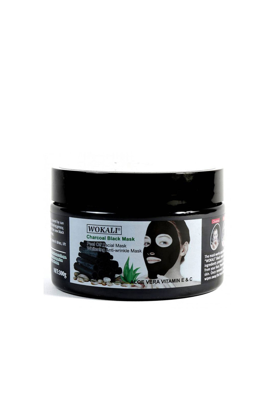 Wokali Charcoal Black Peel Off Mask 60g