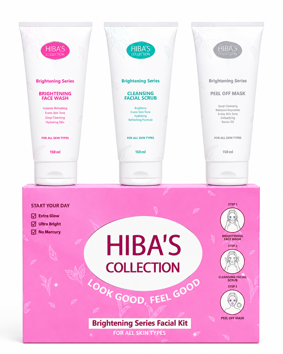 Hiba’s Brightening Series Facial Kit