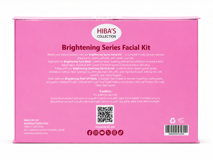 Hiba’s Brightening Series Facial Kit