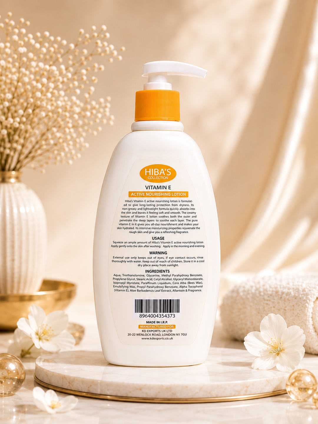 Hiba's Collection Lotion (Vitamin E) 300ML