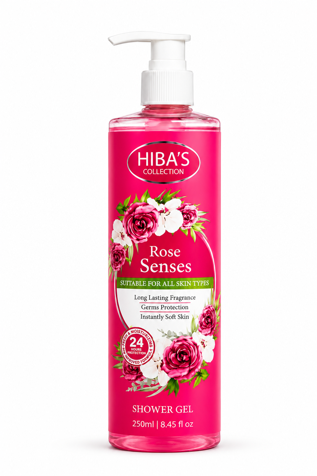 Hiba's collection  Rose senses Shower Gel 250ml