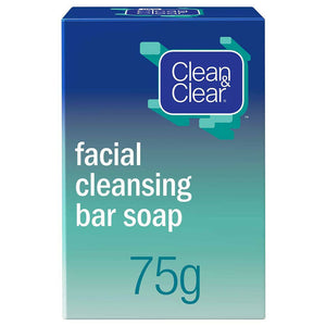 Clean & Clear Facial Cleansing Bar Soap 75 GM