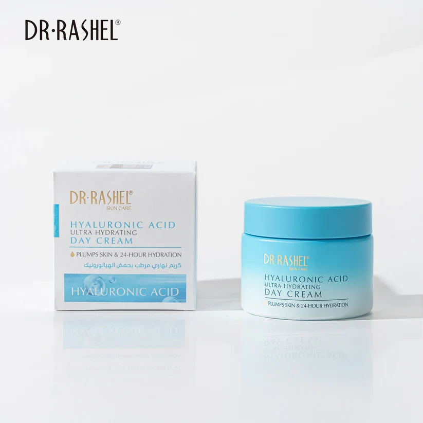 Dr. Rashel Hyaluronic Acid Ultra Hydrating Day Cream Intense Daily Moisture Lock & Skin Plumping Formula 50 GM