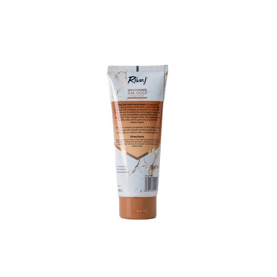 Rivaj UK Whitening 24K Gold Facial Mask 100  ML