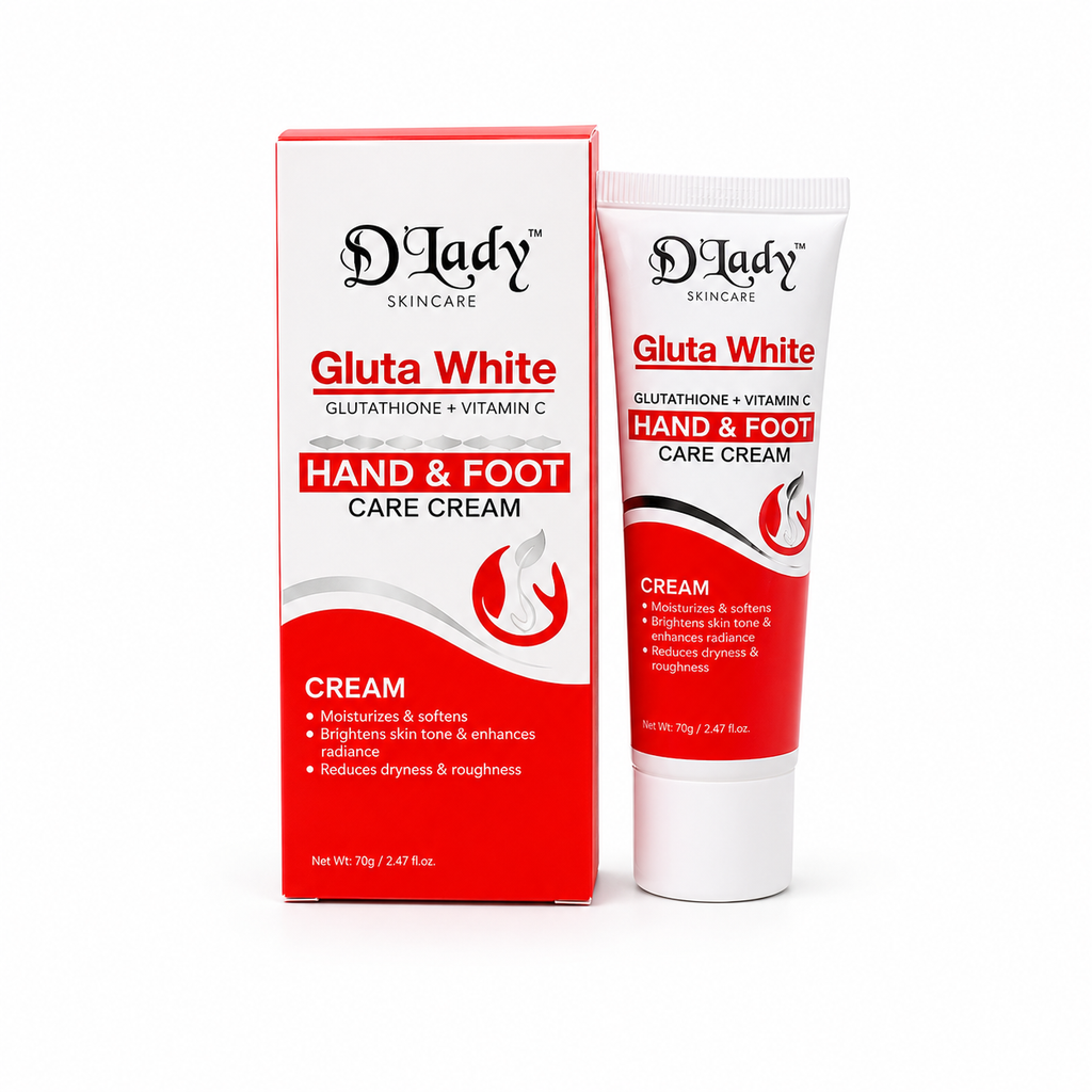 D'Lady Gluta White Hand Foot Cream 50 GM – Beautylooks