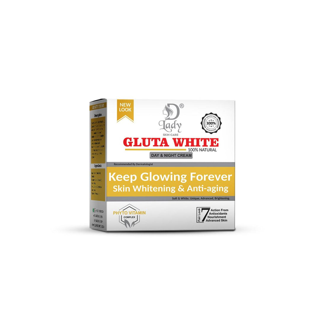 D Lady Gluta White Face Cream Day & Night Cream