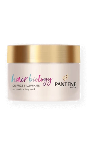 Pantene Hair Biology Mask Defrizz & Illuminate 160 ML