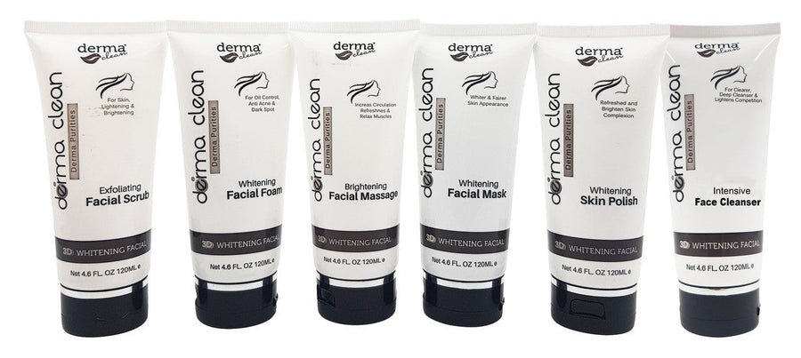 Derma Clean 3D Whitening Facial Kit 120 ML