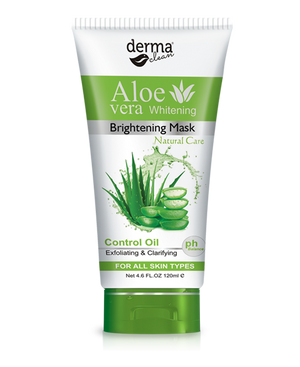 Derma Clean Aloevera Whitening Brightening Mask 120 ML