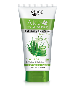 Derma Clean Aloevera Whitening Exfoliating Face Scrub 120 ML