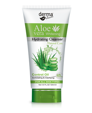 Derma Clean Aloevera Whitening Hydrating Cleanser 120 ML