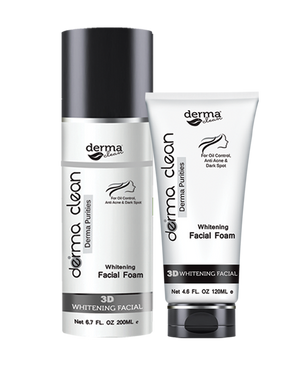 Derma Clean 3D Whitening Facial Foam
