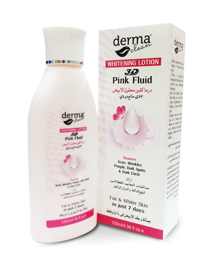 Derma Clean Whitening Lotion 3D Pink Fluid 120 ML