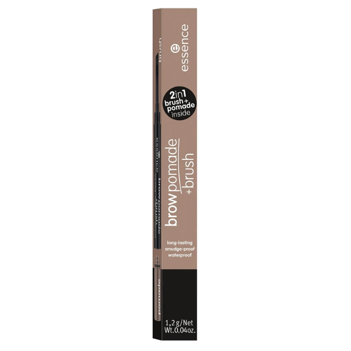Essence Eyebrow Pomade + Brush 02 Ash Blonde