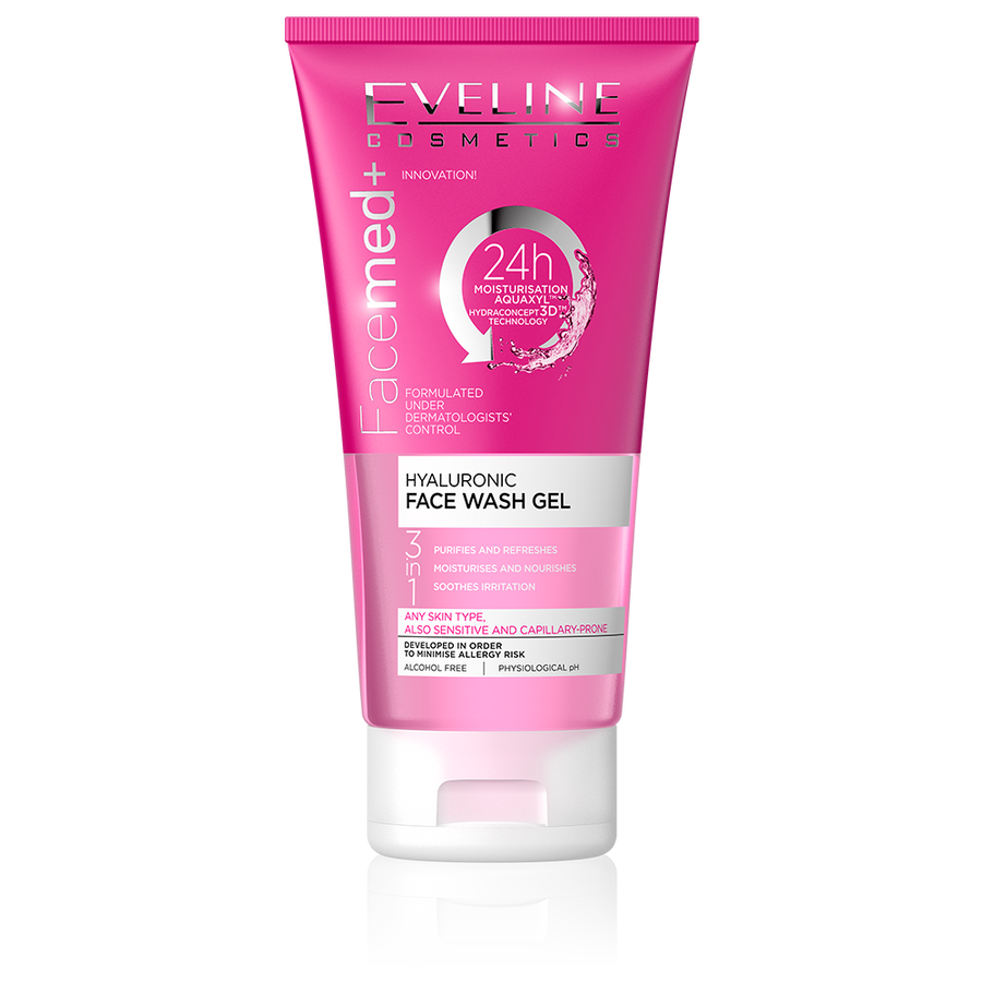 Eveline FaceMed+ Hyaluronic Face Wash Gel 150 ML