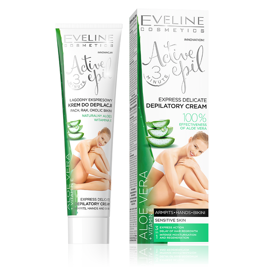 Eveline Active Epil Depilatory Cream Aloe Vera 125 ML