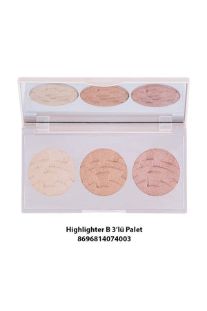 Gabrini Highlighter 3 in 1 (Palette) B