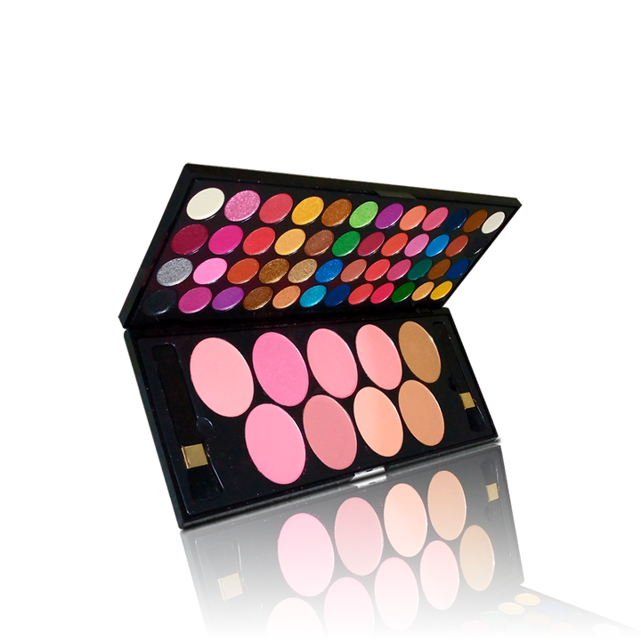 Glamorous Face 24+24+9 Matte, Velvet Eyeshade & Blush on Kit