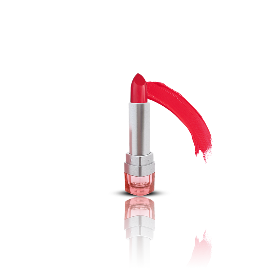 Glamorous Face Matte Lipstick Vitamin E & Aloe Vera Extracts (Pink Case)
