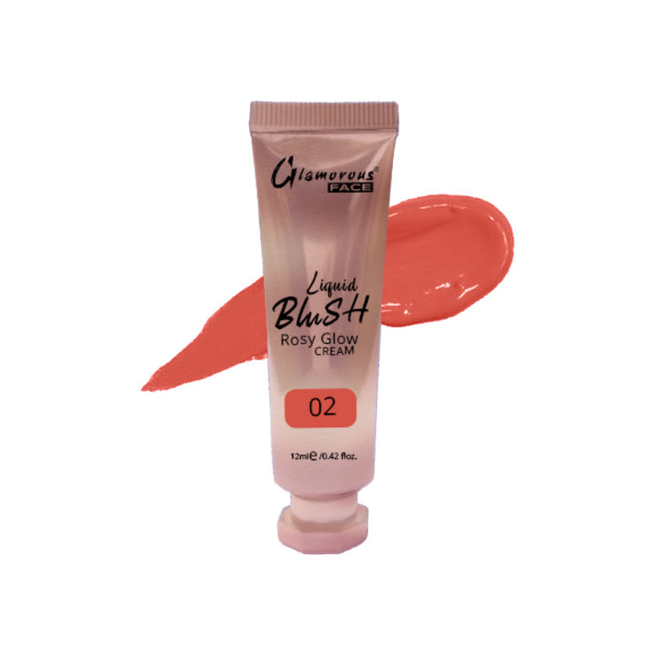 Glamorous Face Rosy Glow Liquid Blush Cream 12 ML