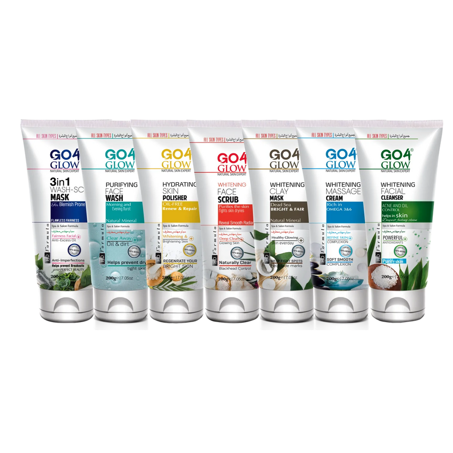 Go 4 Glow Professional Facial Set (7 Tubes)