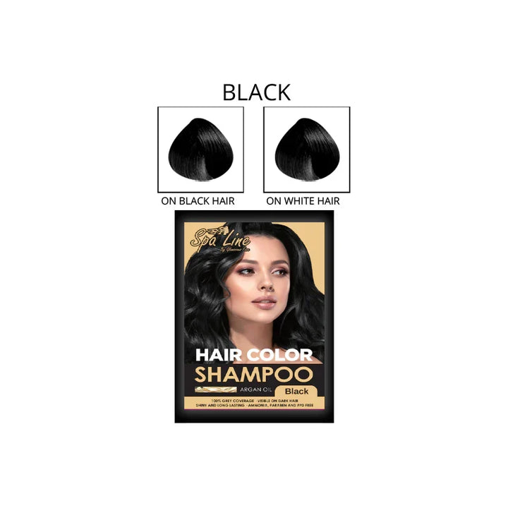 Spa Line  Hair Color Shampoo 30 ML