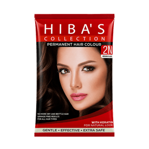 Hiba's Collection HAIR  COLOR 2N BROWN 20 ML (S)