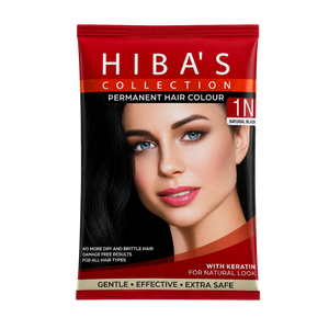 Hiba's Collection Hair Color 1N Natural Black 20 ML (S)