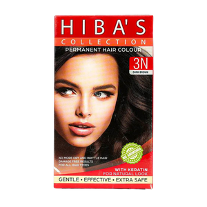 Hiba's Collection Hair Color 3N Dark  Brown (60-ml)