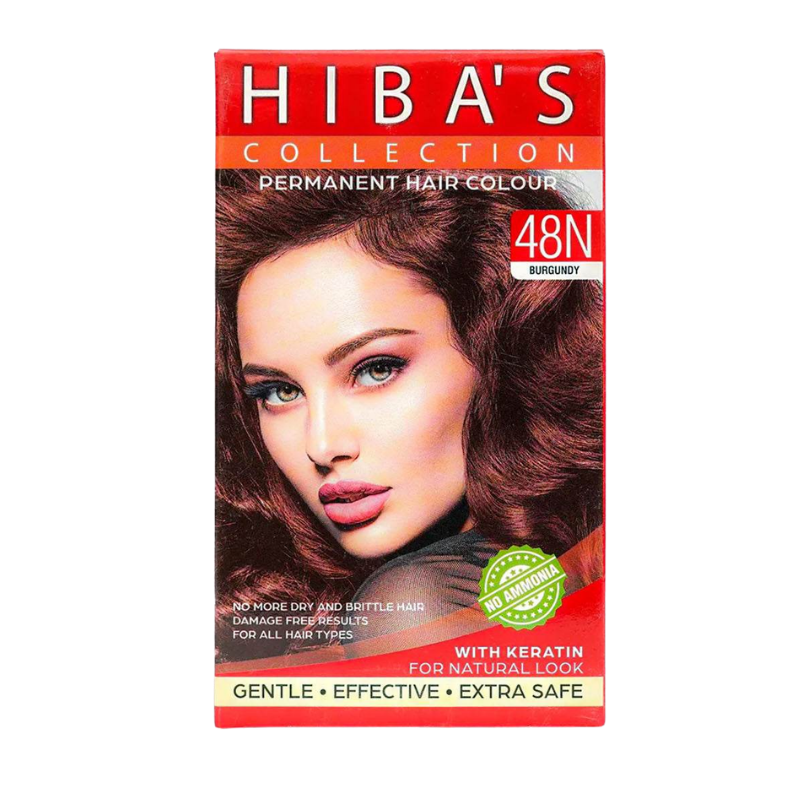 Hiba's Collection Hair Color 48N Burgundy 20 ML (S)