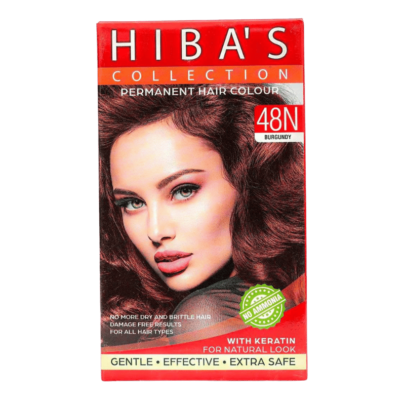 Hiba's Collection Hair Color 48N Burgundy (60-ml)