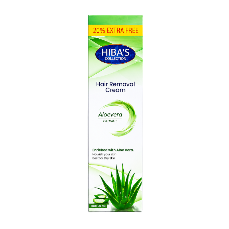 Hiba's Collection Hair Removal Cream (Aloe Vera Extract) 120ml